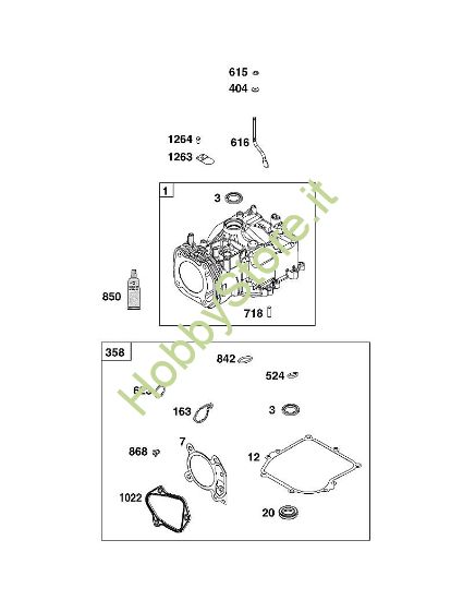 G - GRUPPO CILINDRI B&S - 09 €¦ 09P702-0238-H5 brand Stihl